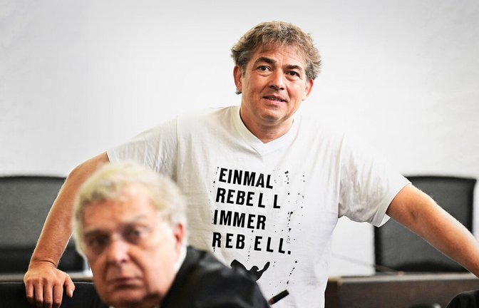Michael Ballweg will weiter als Freiheitskämpfer gesehen werden. Michael Ballweg will weiter als Freiheitskämpfer gesehen werden.<span class='image-autor'>Foto: AFP</span>