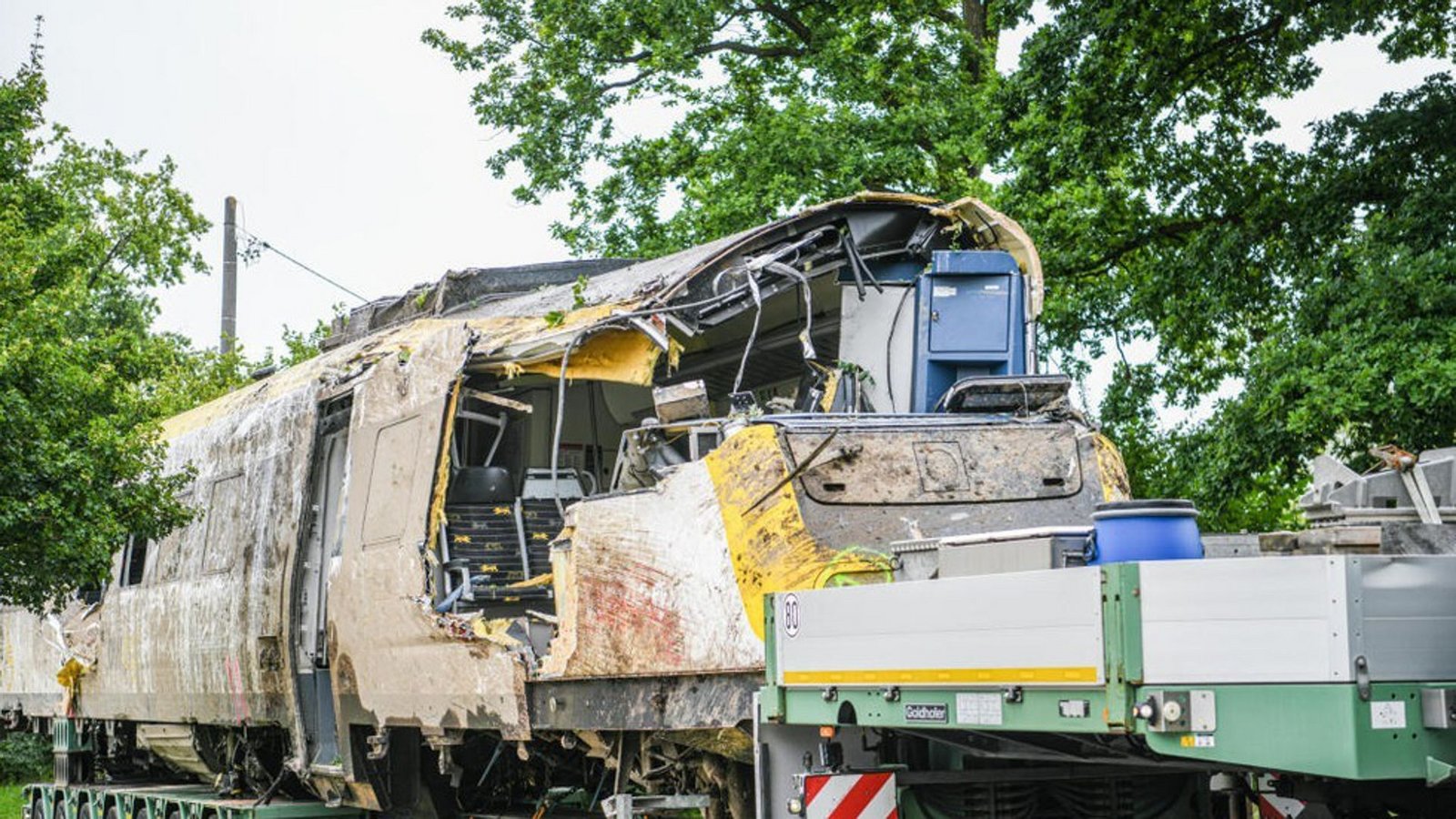 Nach dem Zugunglück bei Riedlingen: Inzwischen sind die letzten Waggons abtransportiert.Foto: dpa