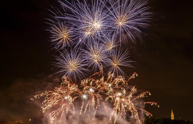 Musikfeuerwerk im Blühenden Barock in Ludwigsburg. <span class='image-autor'>Foto: p</span>