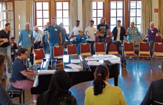 „Einfach Singen“ heißt das Chorprojekt in Sachsenheim. Foto: p