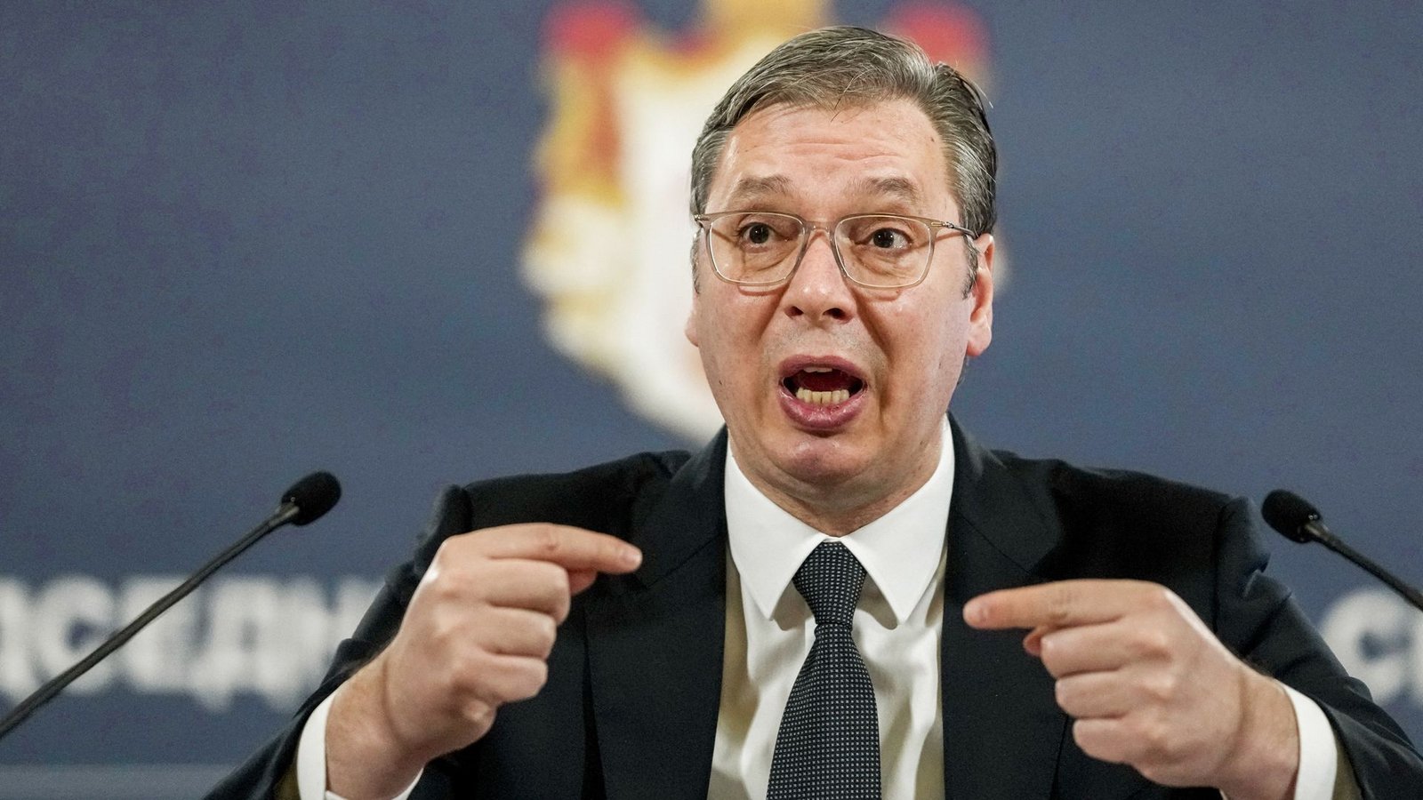 Serbiens Präsident Vucic sind die Proteste gegen Korruption lästig.Foto: dpa/Darko Vojinovic Serbiens Präsident Vucic sind die Proteste gegen Korruption lästig.Foto: dpa/Darko Vojinovic