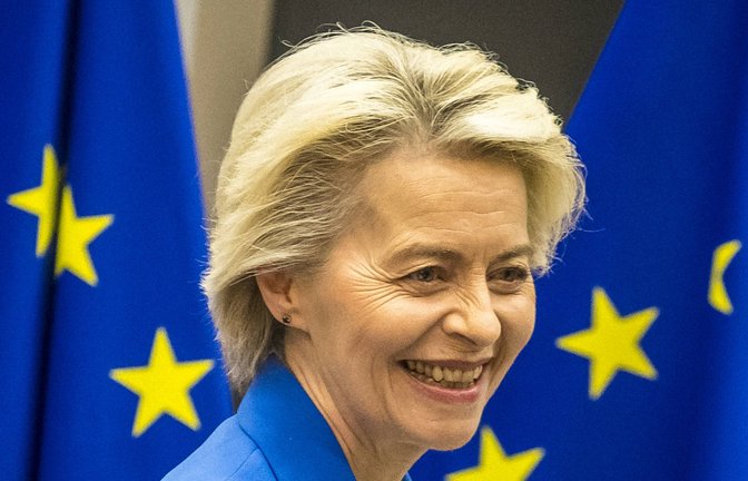 Kommissionspräsidentin Ursula von der Leyen hat neue Finanzmittel für Geflüchtete angekündigt. (Archivbild)<span class='image-autor'>Foto: IMAGO/ZUMA Press Wire/IMAGO/Wiktor Dabkowski</span>