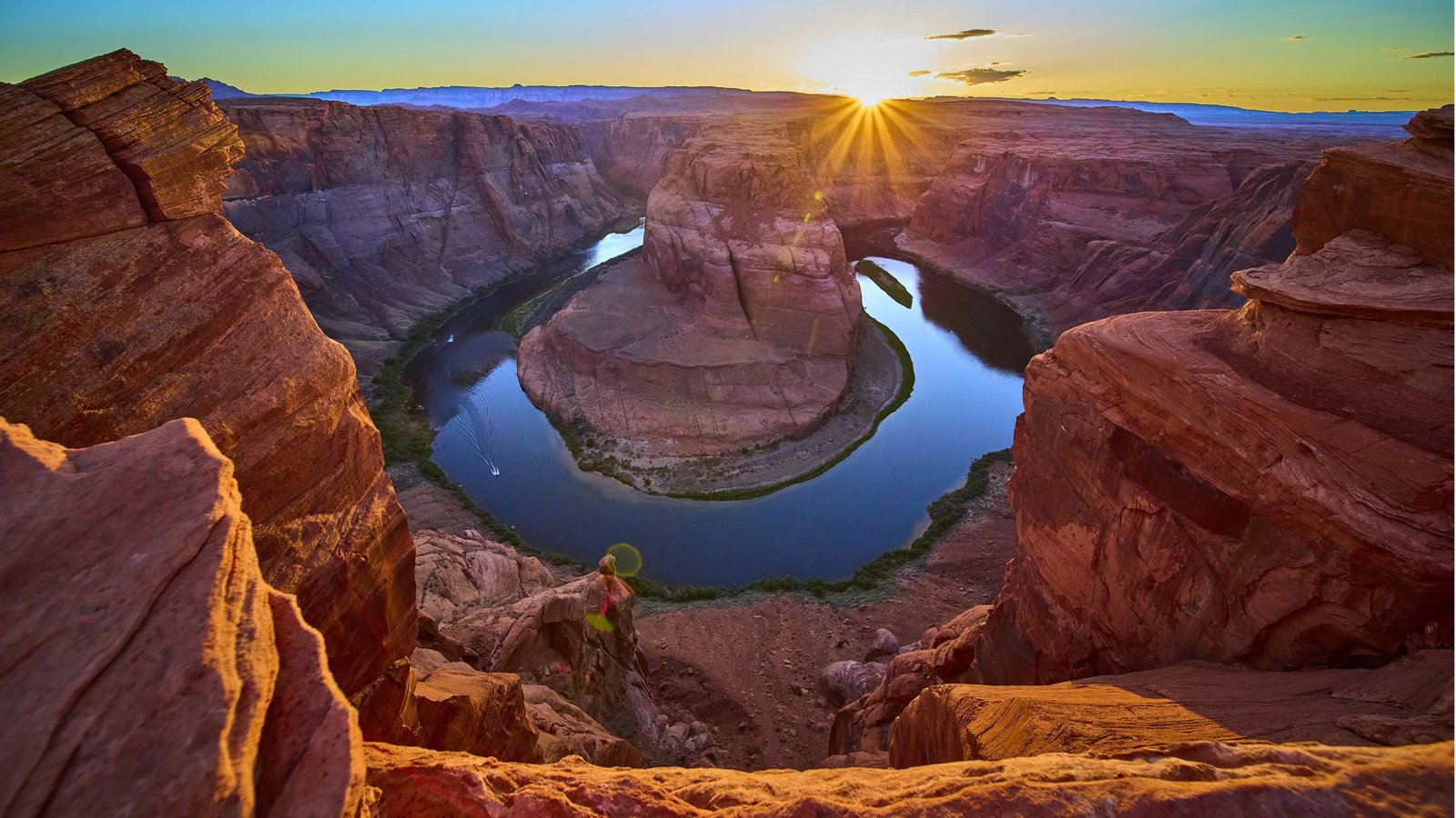 Der Horseshoe Bend ist ein hufeisenförmiger Talmäander des Colorado River in der Nähe der Stadt Page im US-Bundesstaat Arizona.Foto: Imago/YAY Images