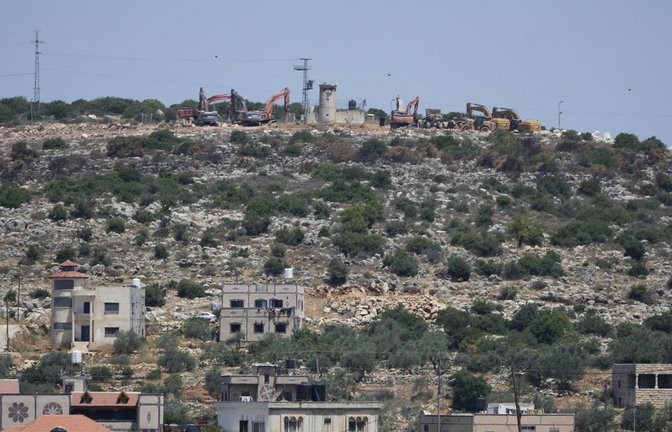 Israel hat die Errichtung von 22 neuen Siedlungen im besetzten Westjordanland angekündigt (Archivfoto).<span class='image-autor'>Foto: Nasser Nasser/AP/dpa/Nasser Nasser</span>