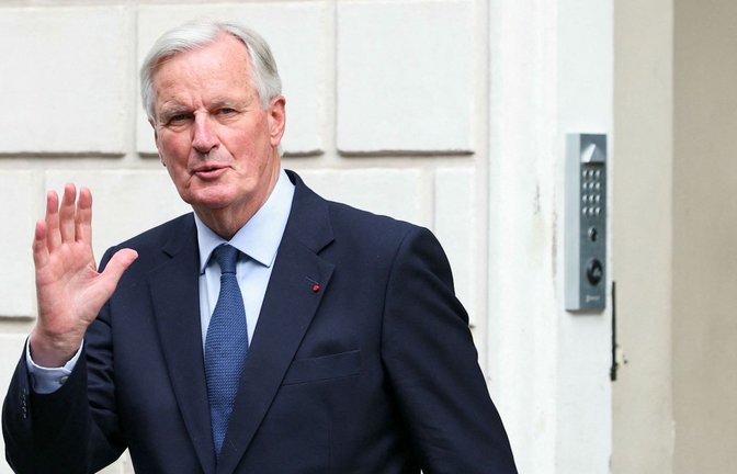 Der neue französische Premierminister Michel Barnier (Archivbild).<span class='image-autor'>Foto: AFP/THOMAS SAMSON</span>