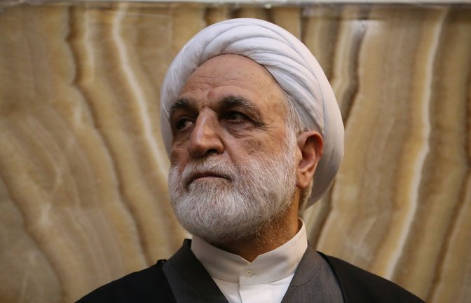 Der iranische Oberste Richter Gholam-Hussein Mohseni-Edschehi steht für eine harte Linie.<span class='image-autor'>Foto: Rouzbeh Fouladi/ZUMA Press Wire//Rouzbeh Fouladi</span>