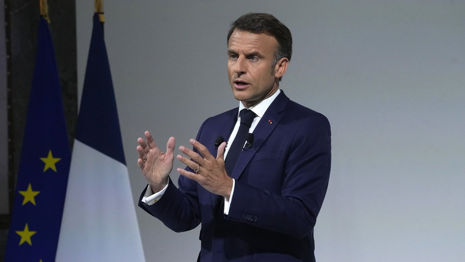 Der französische Präsident Emmanuel Macron.Foto: dpa/Michel Euler Der französische Präsident Emmanuel Macron.Foto: dpa/Michel Euler