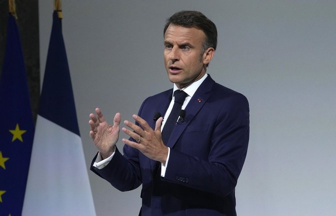 Der französische Präsident Emmanuel Macron.<span class='image-autor'>Foto: dpa/Michel Euler</span>