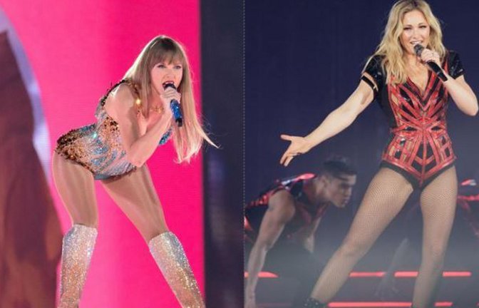 Sie werden gehört: Taylor Swift (li.) und Helene Fischer.<span class='image-autor'>Foto: AFP/Lichtgut/Leif Piechowski</span>