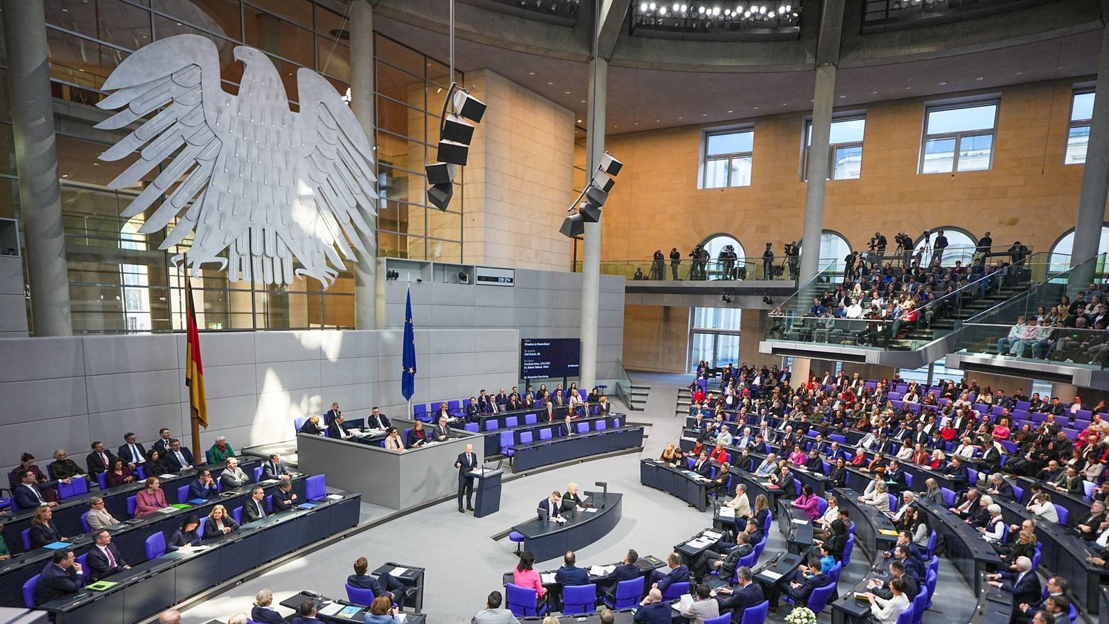 Wie der neue Bundestag aussieht, entscheidet sich am kommenden Sonntag bei der Wahl zum 21. Deutschen Bundestag.Foto: dpa/Michael Kappeler Wie der neue Bundestag aussieht, entscheidet sich am kommenden Sonntag bei der Wahl zum 21. Deutschen Bundestag.Foto: dpa/Michael Kappeler