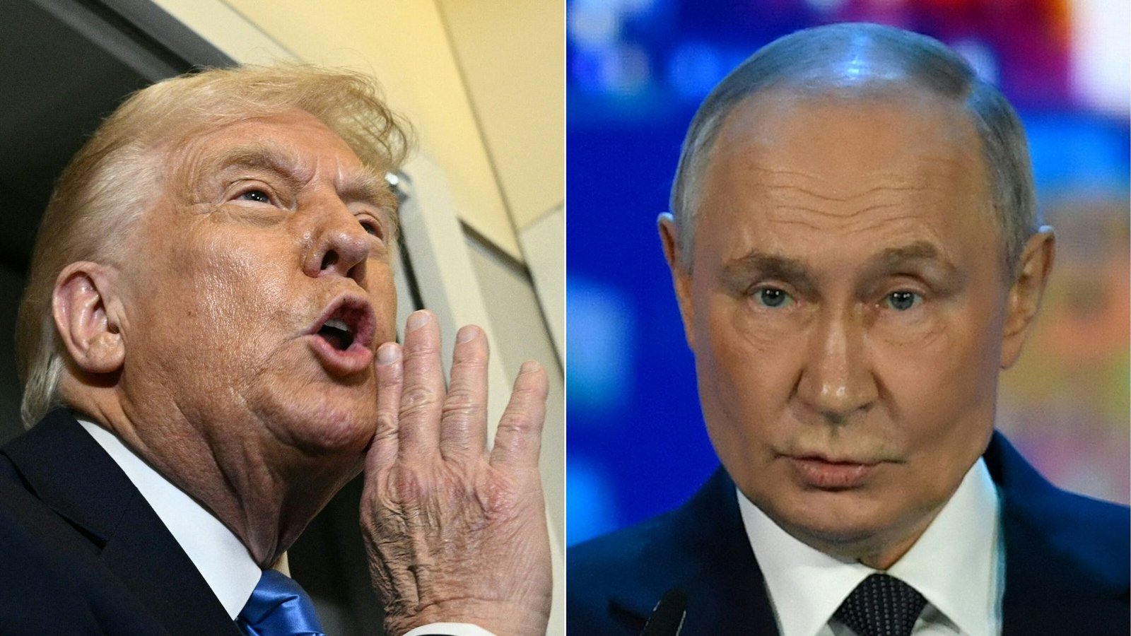 Donald Trump ist sauer auf Wladimir Putin.Foto: AFP/BRENDAN SMIALOWSKI Donald Trump ist sauer auf Wladimir Putin.Foto: AFP/BRENDAN SMIALOWSKI