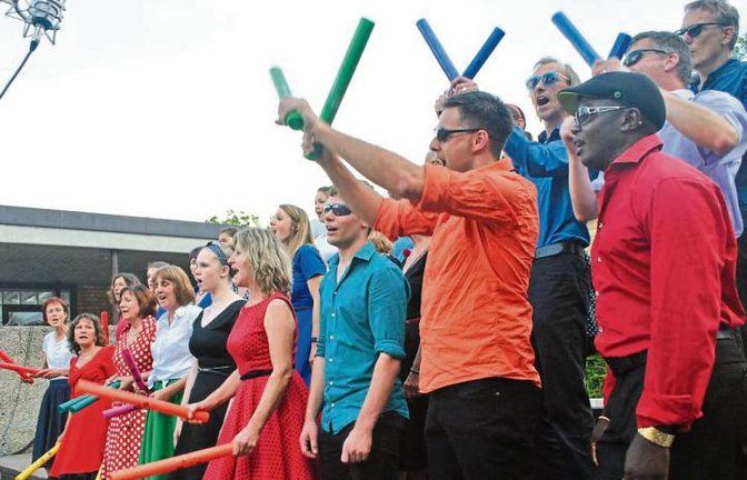 Mixed Generation aus Aurich beim Auftritt in Illingen. Foto: Stahlfeld