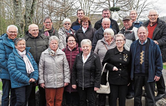 Die Gruppe des Liederkranzes Häfnerhaslach. Foto: Lorch