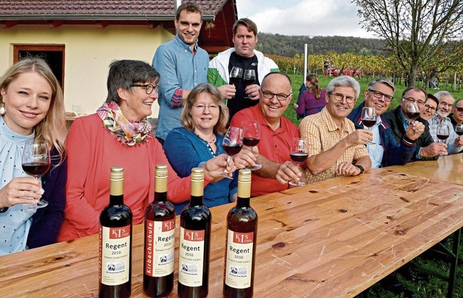 Mit einem kleinen Fest in Hohenhaslach wird der Jahrgang 2016 gefeiert. Foto: Kalb