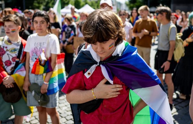 Pride-Parade in Prag.<span class='image-autor'>Deml Ondøej/CTK/dpa</span>