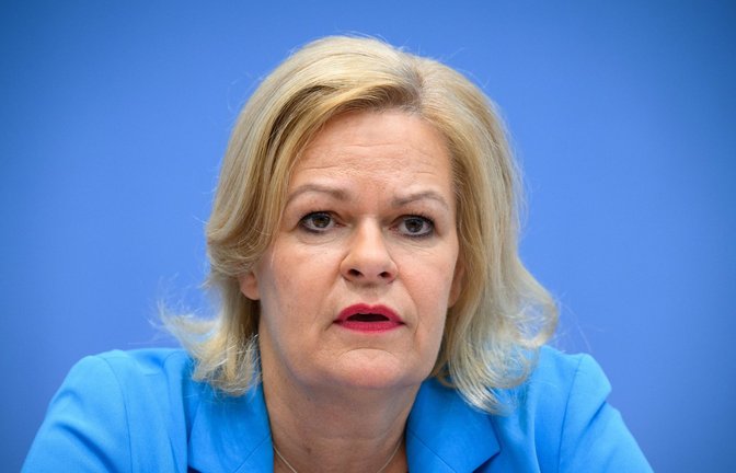 „Wir haben in diesem Jahr große Schritte nach vorne gemacht, um Migration stärker zu steuern und zu ordnen“, sagt Nancy Faeser.  (Archivbild)<span class='image-autor'>Foto: dpa/Bernd von Jutrczenka</span>