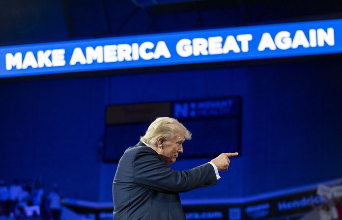 Die Einstellung des Verfahrens in der Dokumentenaffäre war ein großer juristischer Erfolg für Donald Trump. (Archivbild)<span class='image-autor'>Foto: dpa/Alex Brandon</span>