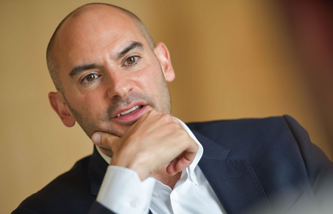 Finanzminister Danyal Bayaz (Grüne) hat den Zentralrat der Muslime in Deutschland scharf kritisiert.<span class='image-autor'>Foto: LICHTGUT/Max Kovalenko</span>