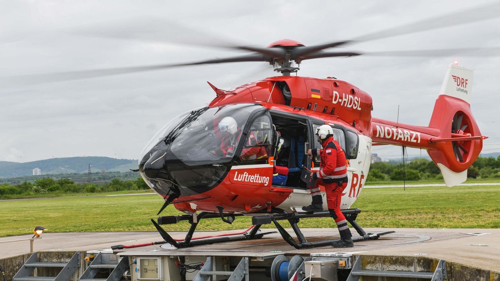 Die Luftretter – hier am Flugplatz Pattonville – werden immer wichtiger.Foto: Lichtgut/Max Kovalenko