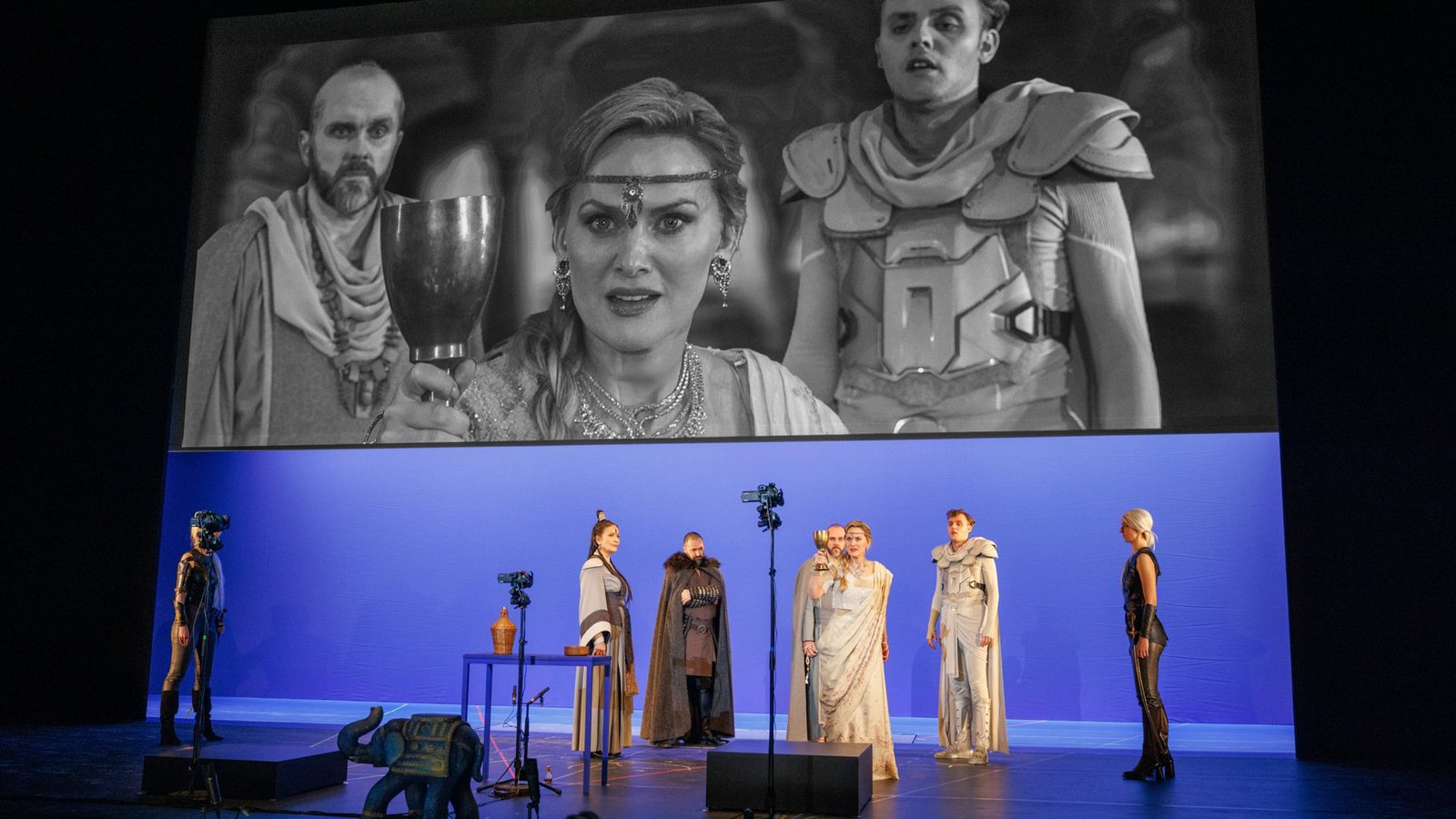 Doppeltes Spiel: Szene aus „Tamerlano“Foto: Felix Grünschloss