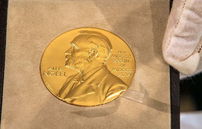 Dotiert sind die Nobelpreise in diesem Jahr mit elf Millionen schwedischen Kronen (rund 950.000 Euro) pro Kategorie.<span class='image-autor'>Foto: Peter Kneffel/dpa/Pool/dpa</span>