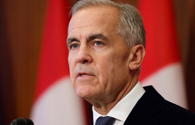 Kanadas Regierungschef Mark Carney hatte die Bevölkerung der ölreichen westkanadischen Provinz Alberata aufgerufen, an der Abstimmung teilzunehmen.<span class='image-autor'>Patrick Doyle/The Canadian Press/AP/dpa</span>