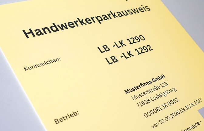 Der neue Parkausweis ist im gesamten Kreisgebiet gültig. <span class='image-autor'>Foto: Landratsamt Ludwigsburg</span>