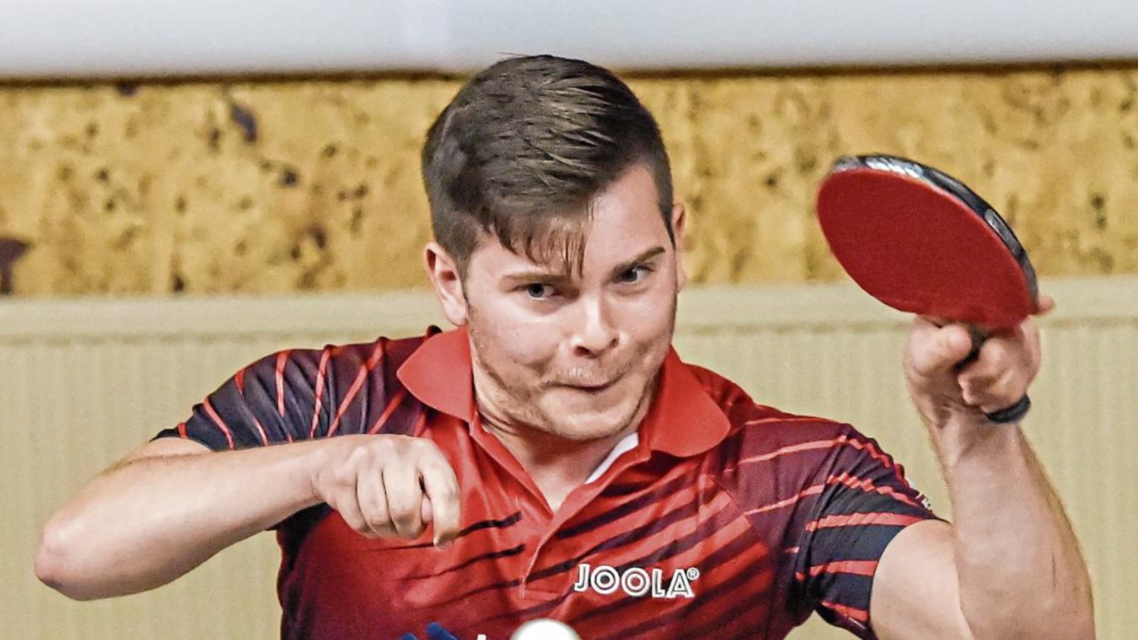 Großglattbachs Johannes Lehrer hat gegen den TTC Bietigheim-Bissingen VI einen starke Leistung abgeliefert. Foto: Leitner Großglattbachs Johannes Lehrer hat gegen den TTC Bietigheim-Bissingen VI einen starke Leistung abgeliefert. Foto: Leitner