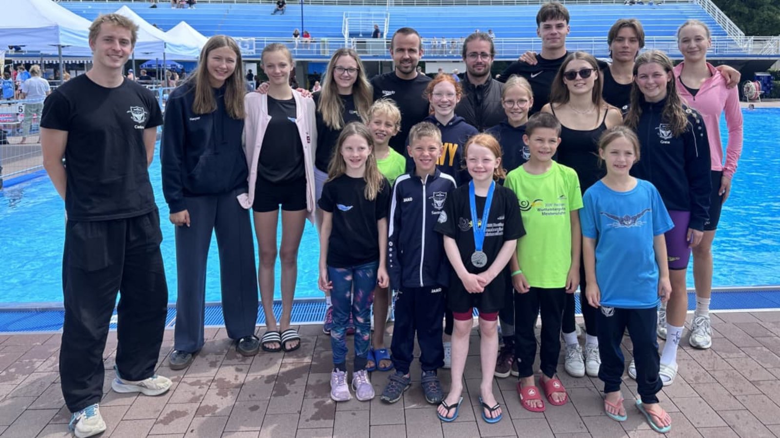 Schwimmer der SV Böblingen bei der württembergischen Meisterschaftprivat