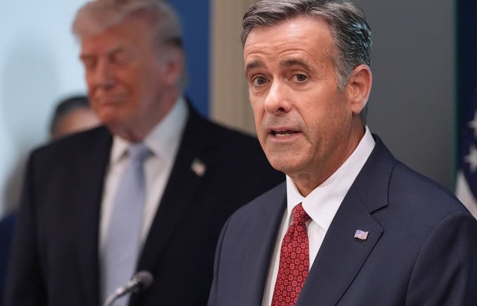 Für Donald Trump war die Reise von CIA-Direktor John Ratcliffe nach Moskau eher im Bereich des Üblichen.<span class='image-autor'>Alex Brandon/AP/dpa</span>