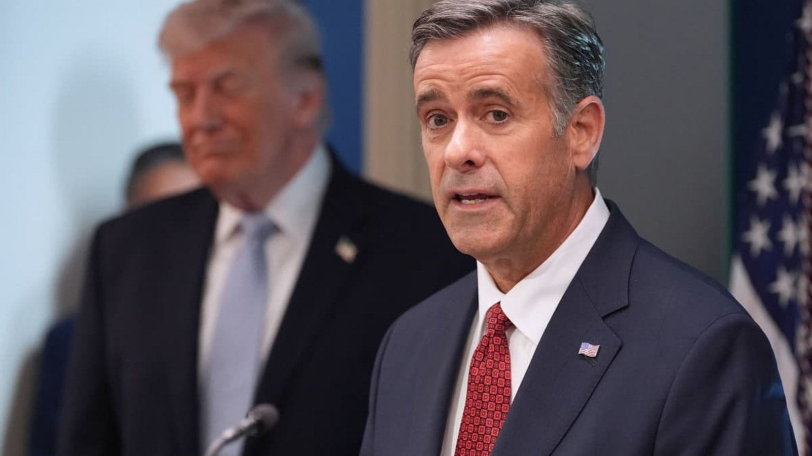 Für Donald Trump war die Reise von CIA-Direktor John Ratcliffe nach Moskau eher im Bereich des Üblichen.Alex Brandon/AP/dpa