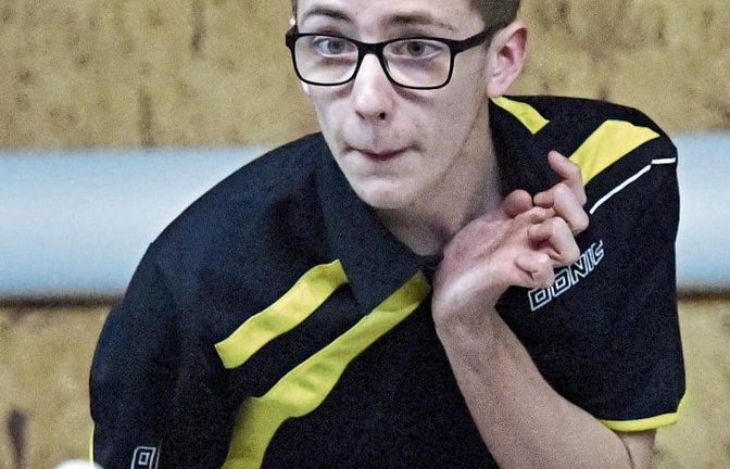 Michael Schüle (Foto) hat ebenso wie sein Partner im mittleren Paarkreuz, Markus Ganzenmüller, insgesamt vier Einzelpunkte zum Sieg des TSV Oberriexingen gegen den TV Aldingen in der Gruppe 1 beigesteuert. Foto: Archiv/Leitner