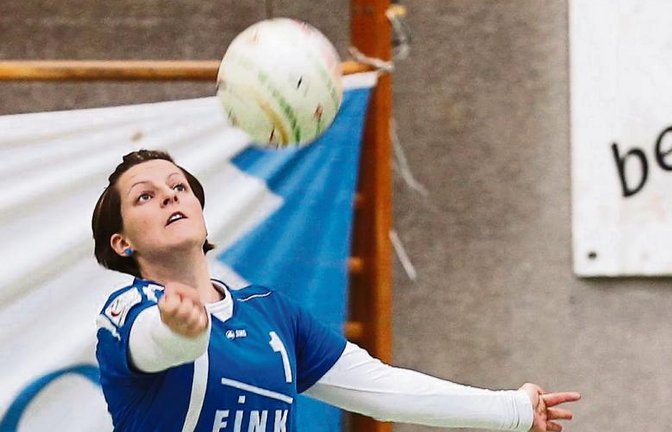 Corinne Meyer gehört zur stabilen TVV-Abwehr,die sich den zweiten Platz sicherte.  Foto: Küppers