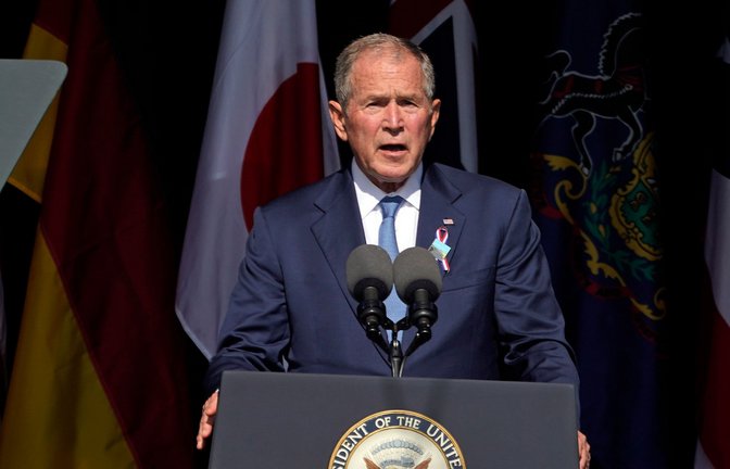 George W. Bush war Präsident der Vereinigten Staaten von 2001 bis 2009 (Archivbild).<span class='image-autor'>Foto: Gene J. Puskar/AP/dpa</span>