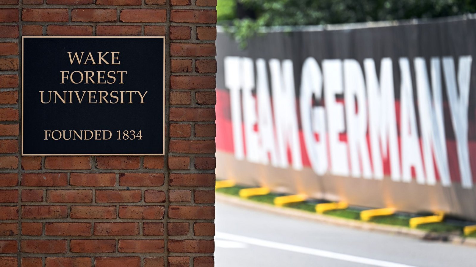 Auf dem Gelände der Wake Forest University trainiert die DFB-Elf.Foto: Federico Gambarini/dpa Auf dem Gelände der Wake Forest University trainiert die DFB-Elf.Foto: Federico Gambarini/dpa