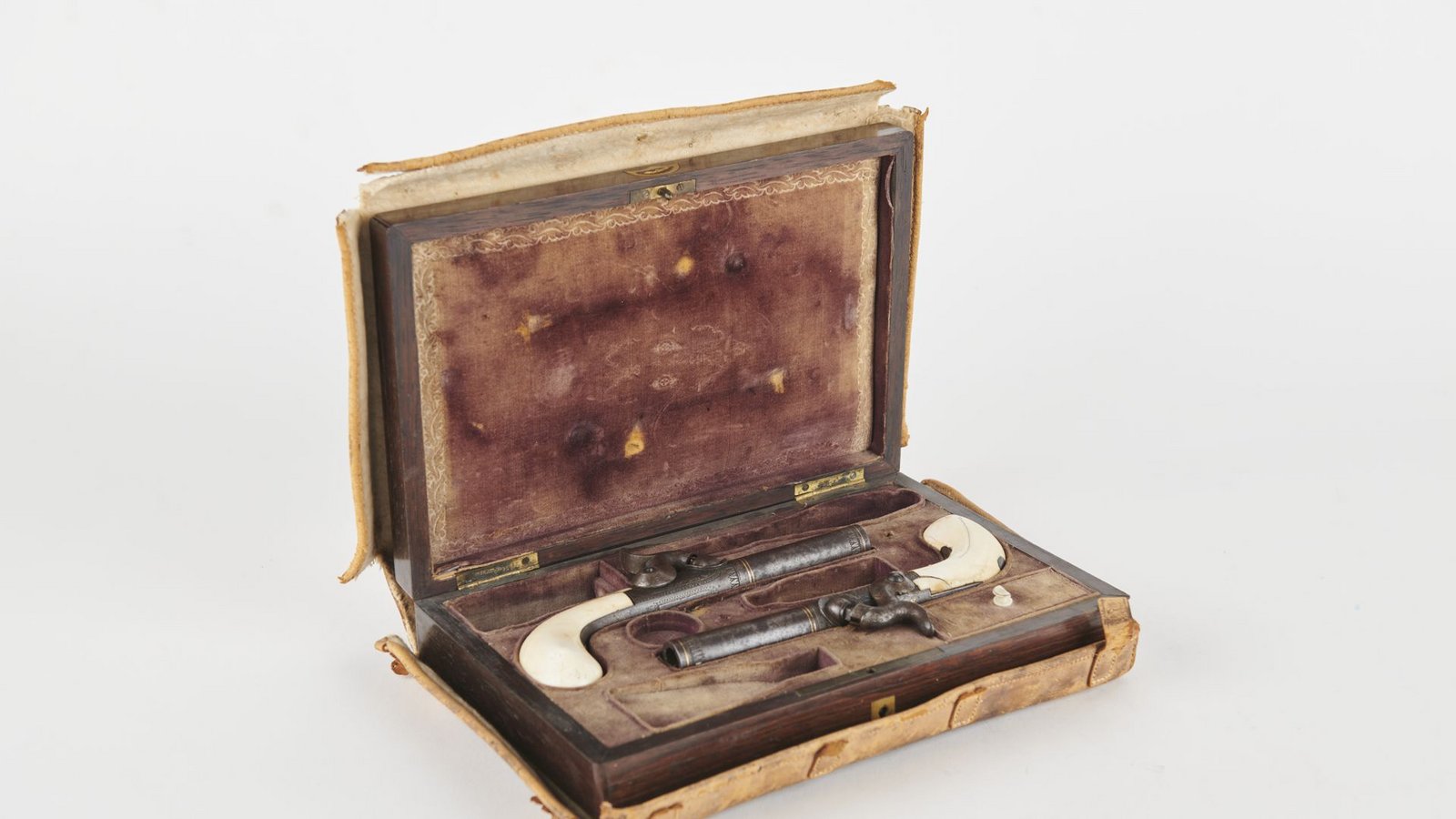 Heckers Duellierpistolen sind als Leihgabe seiner Familie jetzt in Konstanz zu sehen.Foto: Rosgarten-Museum/Alexander Stertzik Heckers Duellierpistolen sind als Leihgabe seiner Familie jetzt in Konstanz zu sehen.Foto: Rosgarten-Museum/Alexander Stertzik