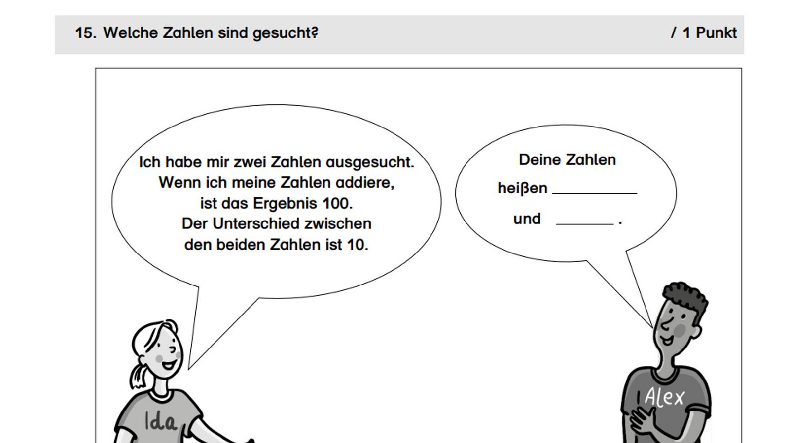 Mathe-Aufgabe von Kompass 4.Quelle: IBBW Mathe-Aufgabe von Kompass 4.Quelle: IBBW