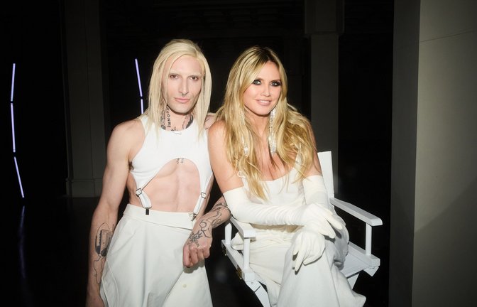 Heidi Klum mit Gastjuror Yannik Zamboni.<span class='image-autor'>Foto: ProSieben/Max Montgomery</span>