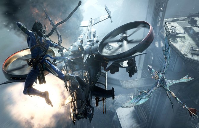 Spektakuläre Dogfights in der Luft spielen in der neuen Erweiterung „From the Ashes“ eine wichtige Rolle.<span class='image-autor'>Foto: Ubisoft</span>
