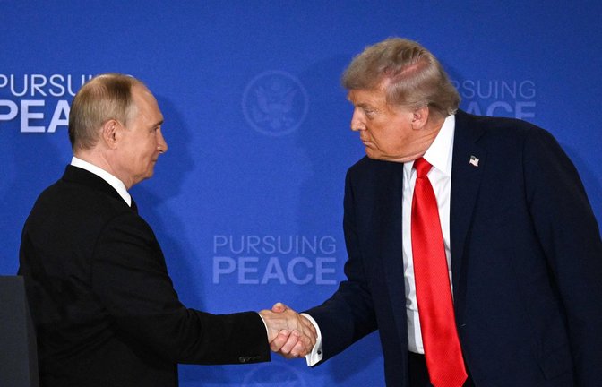 Der Alaska-Gipfel: Trump lässt sich von Putin täuschen.<span class='image-autor'>Foto: AFP</span>