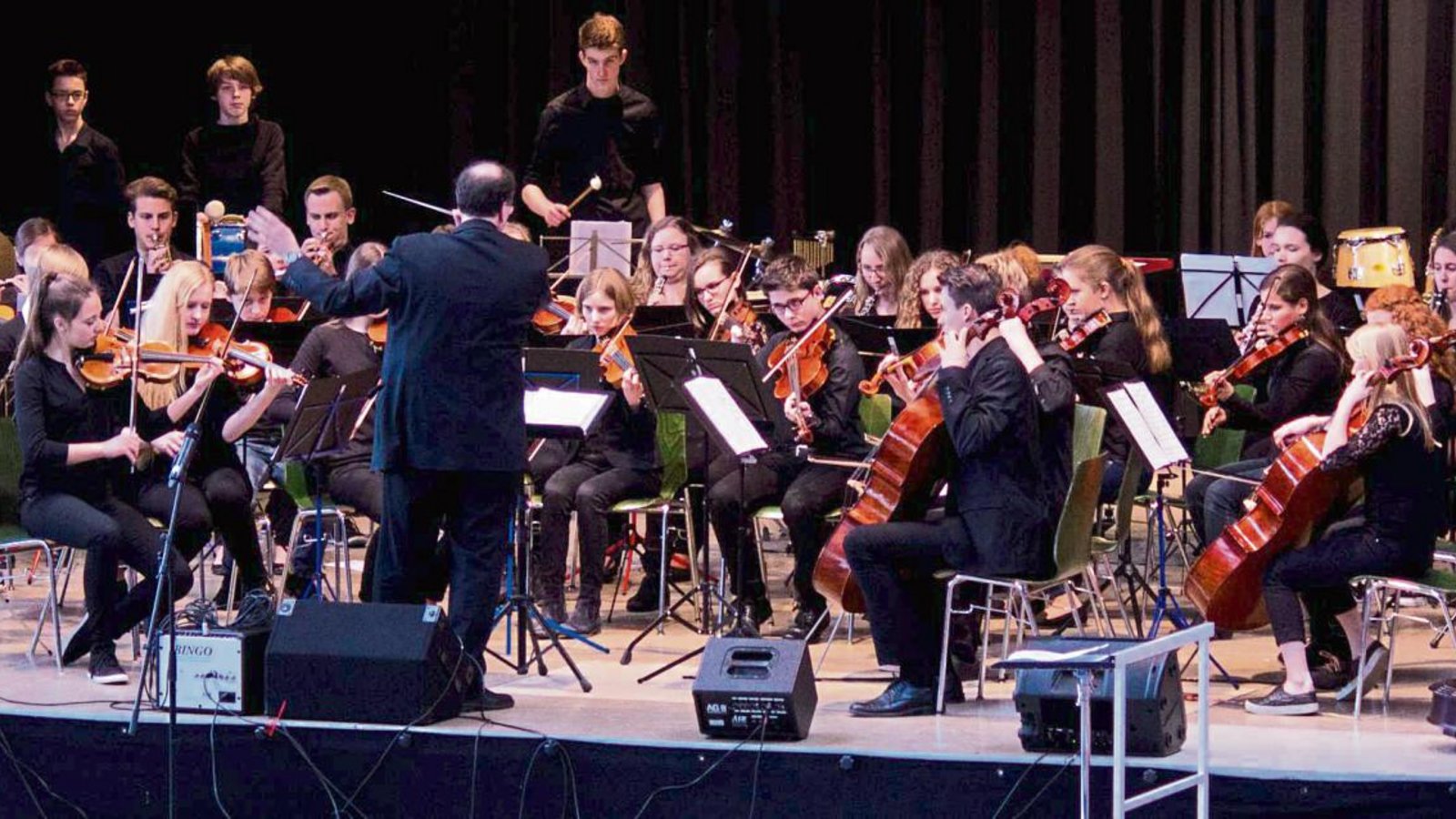 Das Jugendsinfonieorchester ist das Aushängeschild der Jugendmusikschule. Fotos: Friedrich Das Jugendsinfonieorchester ist das Aushängeschild der Jugendmusikschule. Fotos: Friedrich