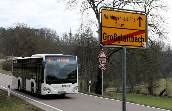 Noch fährt der Bus zwischen Großglattbach und Vaihingen. Im Winter sollen die Fahrten auf die Schülerbeförderung reduziert werden. <span class='image-autor'>Foto: Archiv/Küppers</span>