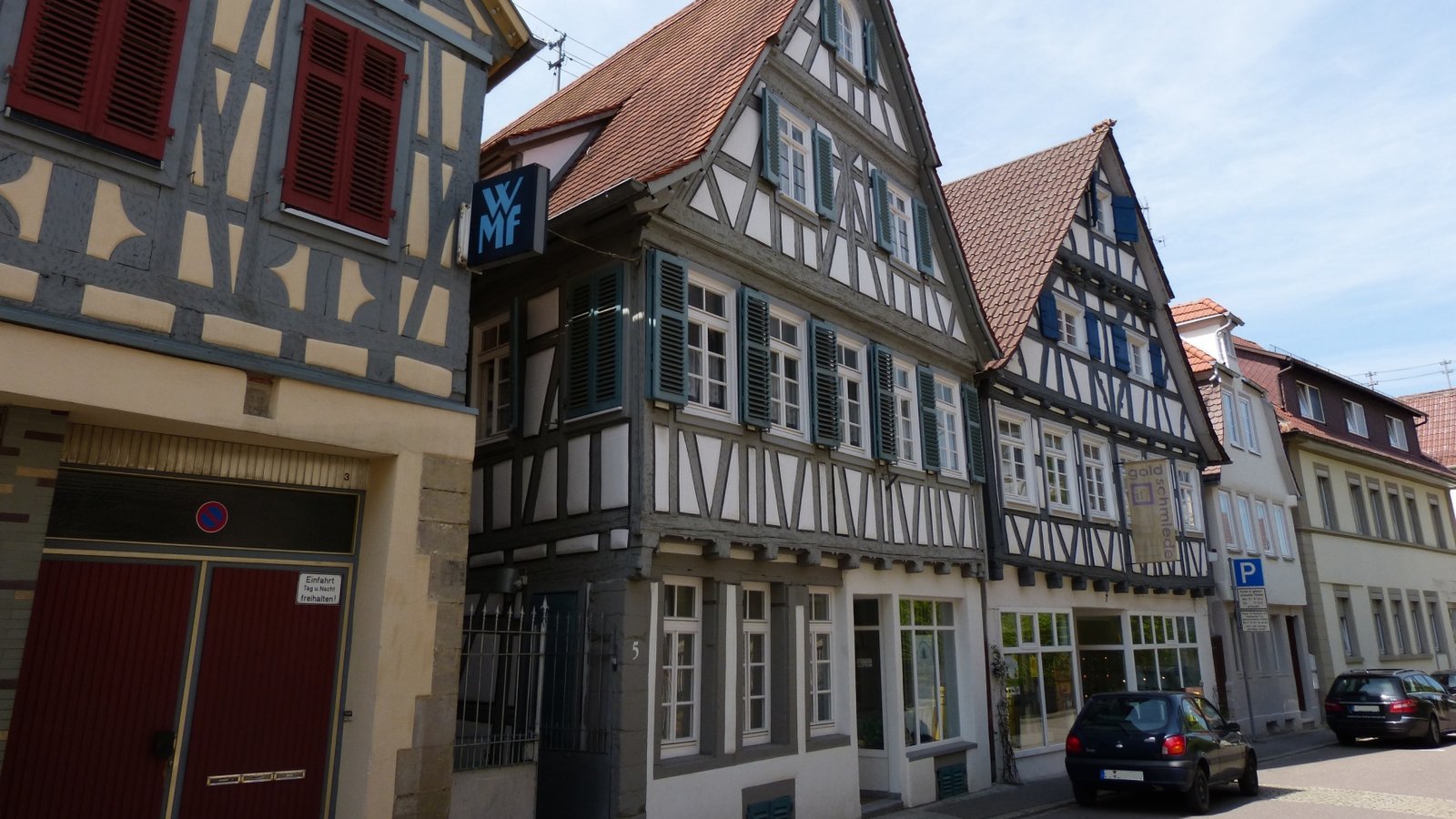 Eindrucksvolles Fachwerk ist in der Mühlstraße in Vaihingen zu sehen. Fotos: pv Eindrucksvolles Fachwerk ist in der Mühlstraße in Vaihingen zu sehen. Fotos: pv