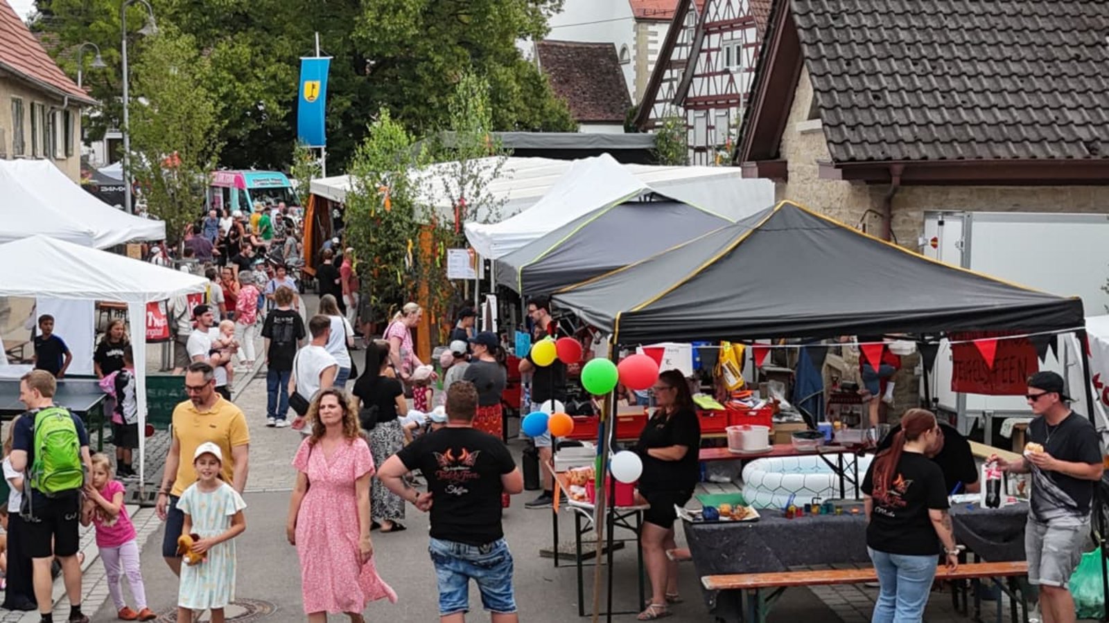 In Rielingshausen wurde dieses Wochenende gefeiert.Werner Kuhnle In Rielingshausen wurde dieses Wochenende gefeiert.Werner Kuhnle