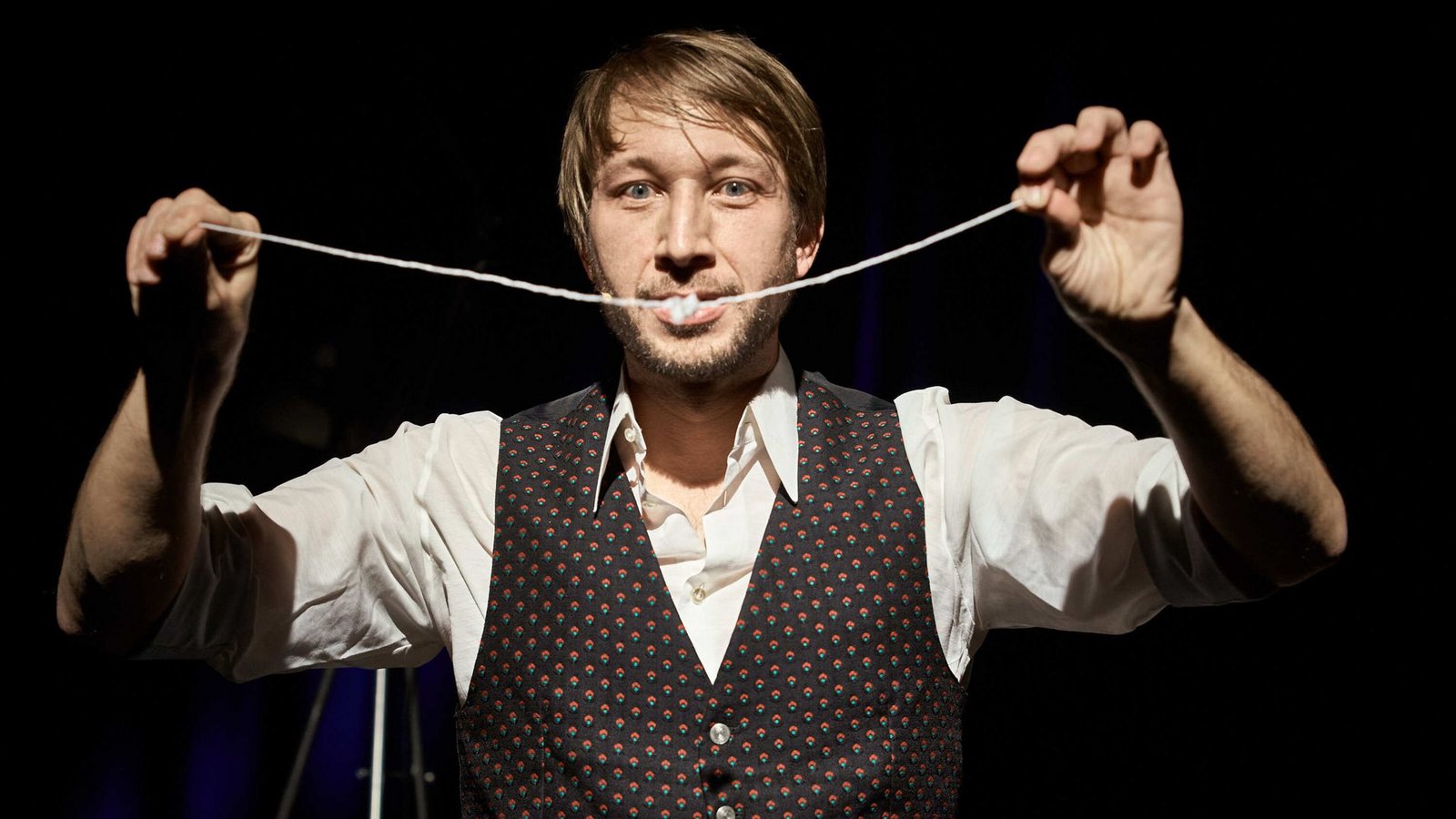 Andreas Meinhardt: „Wenn man eine gute Bühnenpräsenz hat, fällt ein Fehler weniger auf.“Foto: Steffen Schmid