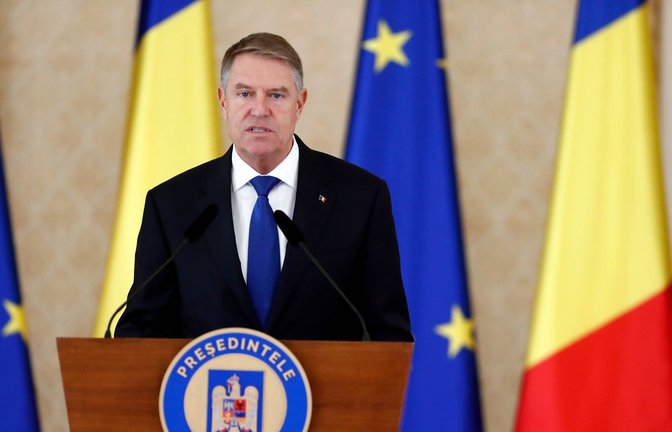 Rumäniens Präsident Klaus Iohannis.<span class='image-autor'>Foto: IMAGO/Xinhua//Zhang Gaiping</span>