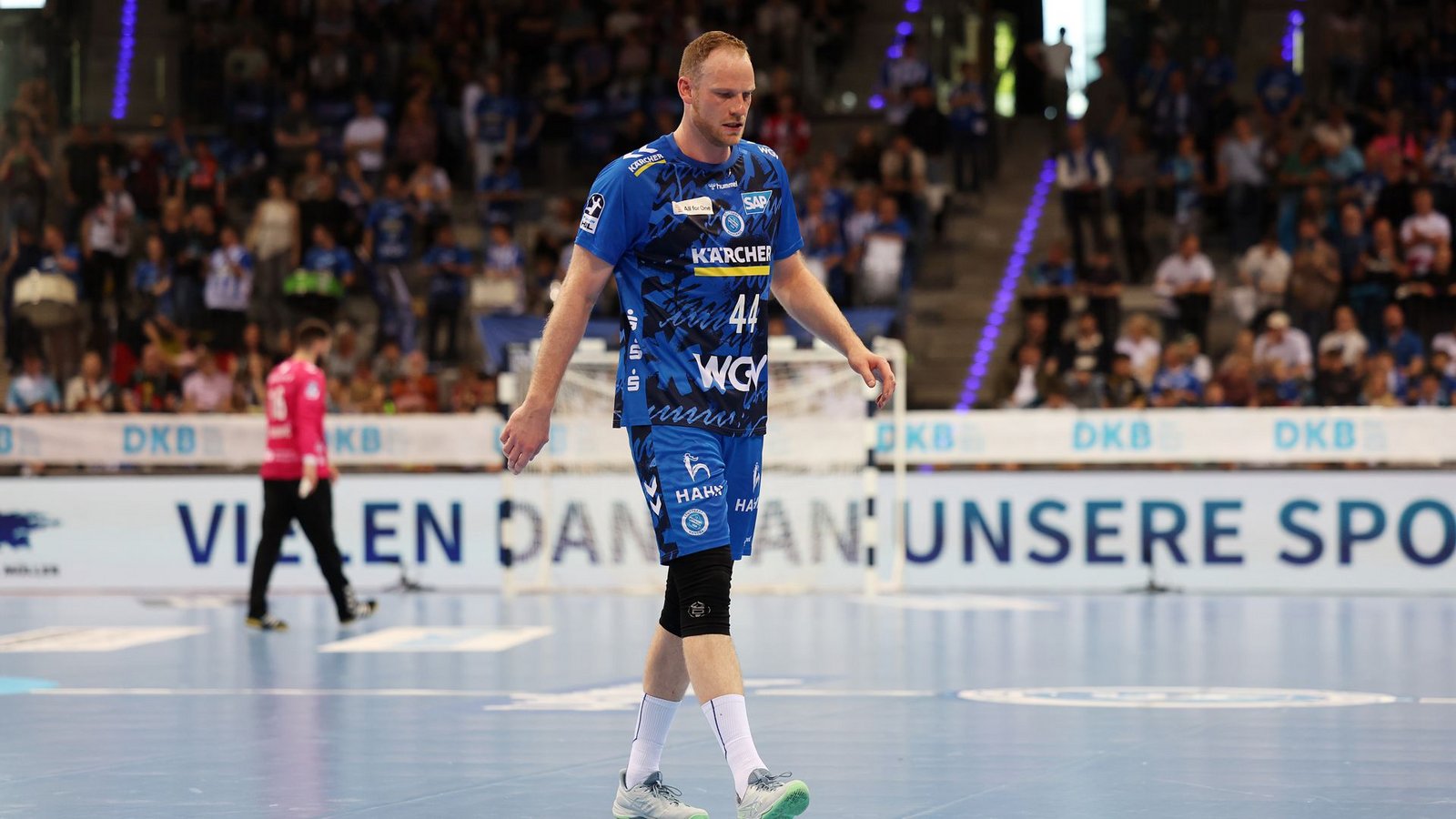 Bester TVB-Werfer mit acht Toren: Lenny Rubin.Foto: Baumann