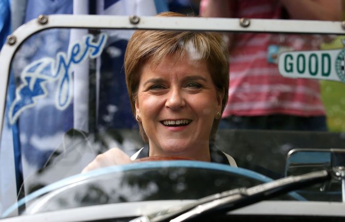 Nicola Sturgeon macht derzeit ihren Führerschein.<span class='image-autor'>Foto: Andrew Milligan/PA Wire/dpa</span>
