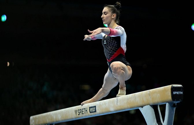 Helen Kevric feierte am Wochenende ihr Wettkampf-Comeback am Schwebebalken (Archivfoto).<span class='image-autor'>Foto: IMAGO/Jan Huebner</span>