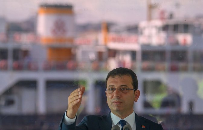 CHP-Hoffnungsträger Ekrem Imamgolu<span class='image-autor'>Foto: AFP/Bulent Kilic</span>